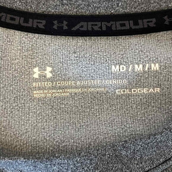 Under Armour Cold Gear Fitted Crew Long Sleeve Shirt Men's size Medium - Picture 4 of 6